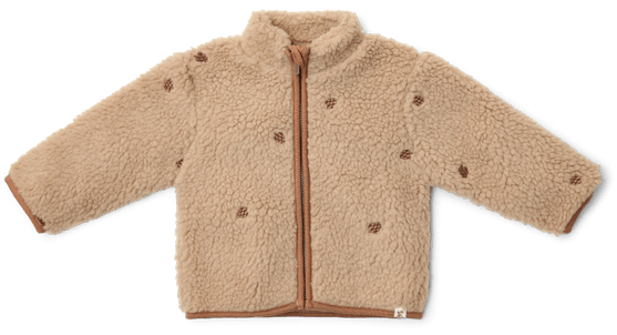 Little Dutch kleding Little Dutch Teddy Jas Taupe  B52