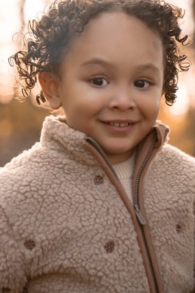 Little Dutch kleding Little Dutch Teddy Jas Taupe  B52