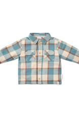 Little Dutch kleding Little Dutch Blouse Ruit Stone blue   B52