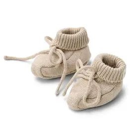 Little Dutch kleding Little  Dutch Slofjes Gebreid Soft Beige    W52