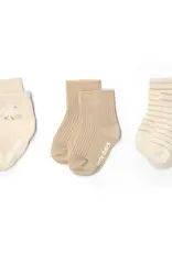 Little Dutch kleding Little  Dutch Sokken Gans Sand 3 Pack  W52