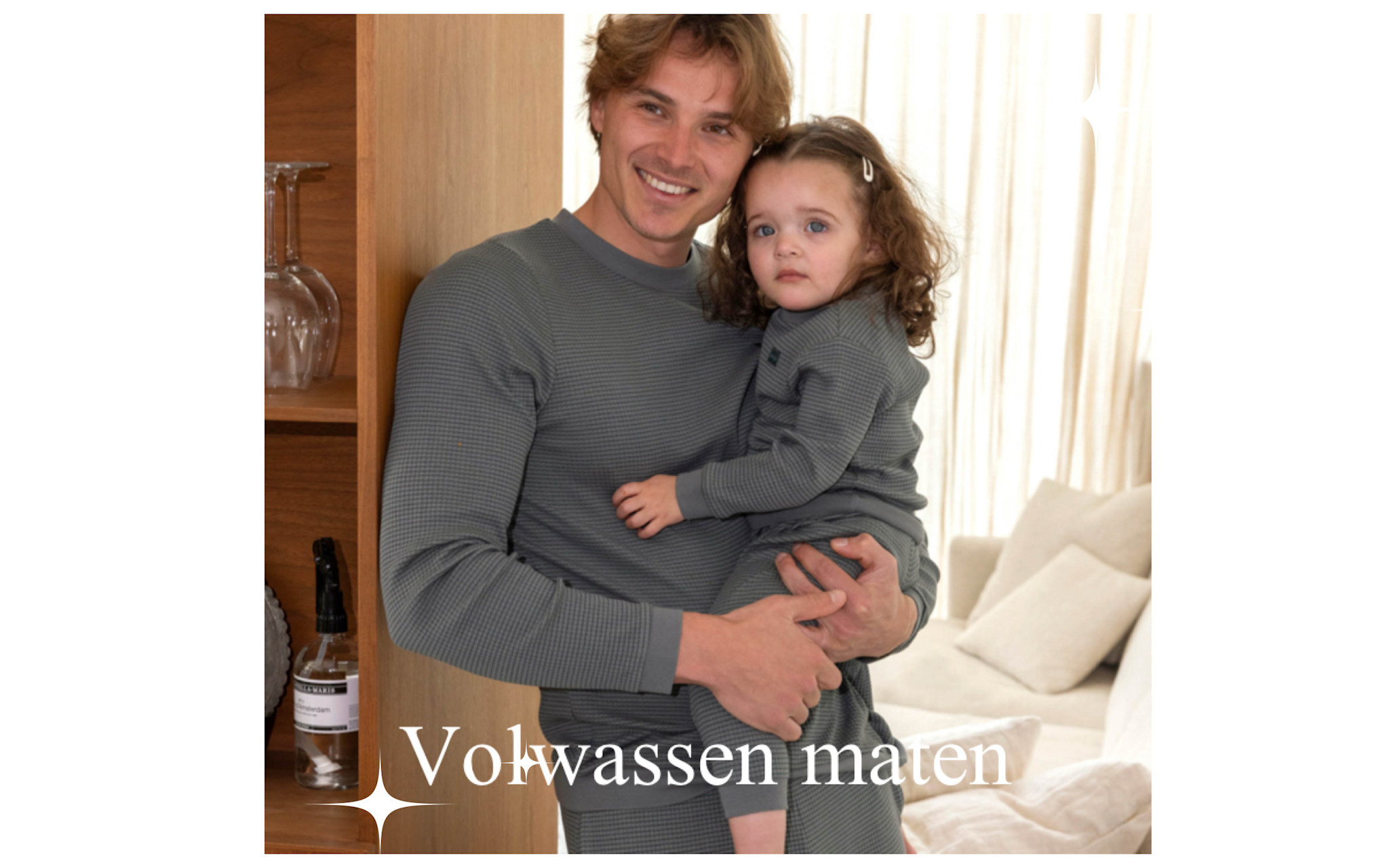 Feetje Feetje 3055793  Family Pyjama  zeegroen