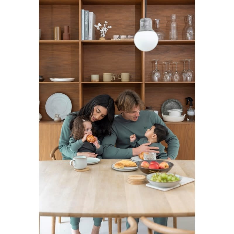 Feetje Feetje    Family Pyjama kinderen zeegroen