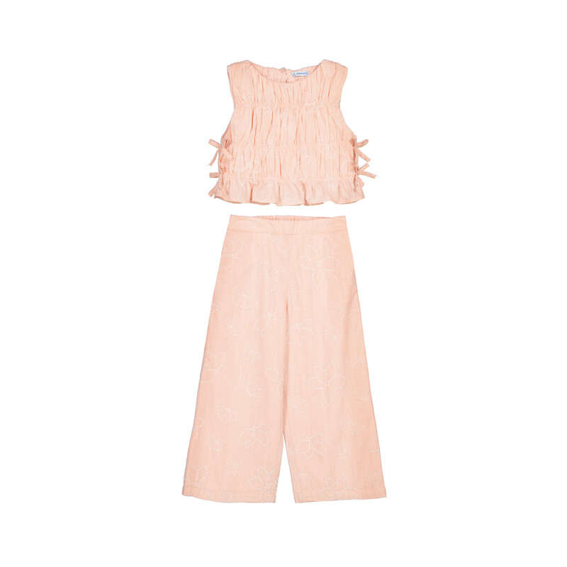 Mayoral Mayoral 3592  broek  plus shirt  set  blossom S62