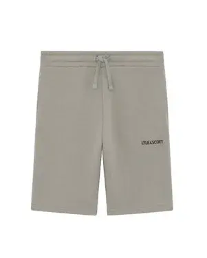 Lyle Scott Lyle&Scott MLB2434V logo print sweat short  gold grey S62