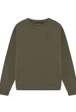 Lyle Scott Lyle&Scott MLB2330V  heavy weight drop shoulder crew khaki ash  S62