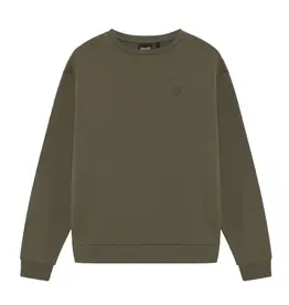 Lyle Scott Lyle&Scott MLB2330V  heavy weight drop shoulder crew khaki ash  S62