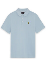 Lyle Scott Lyle&Scott SPB2000V Plain  Polo opal blue  S62
