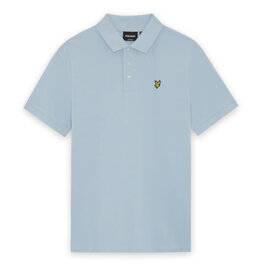 Lyle Scott Lyle&Scott SPB2000V Plain  Polo opal blue  S62
