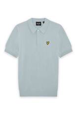 Lyle Scott Lyle&Scott KNB2401V SS Knitted Polo Shirt Opal Blue S62