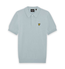 Lyle Scott Lyle&Scott KNB2401V SS Knitted Polo Shirt Opal Blue S62
