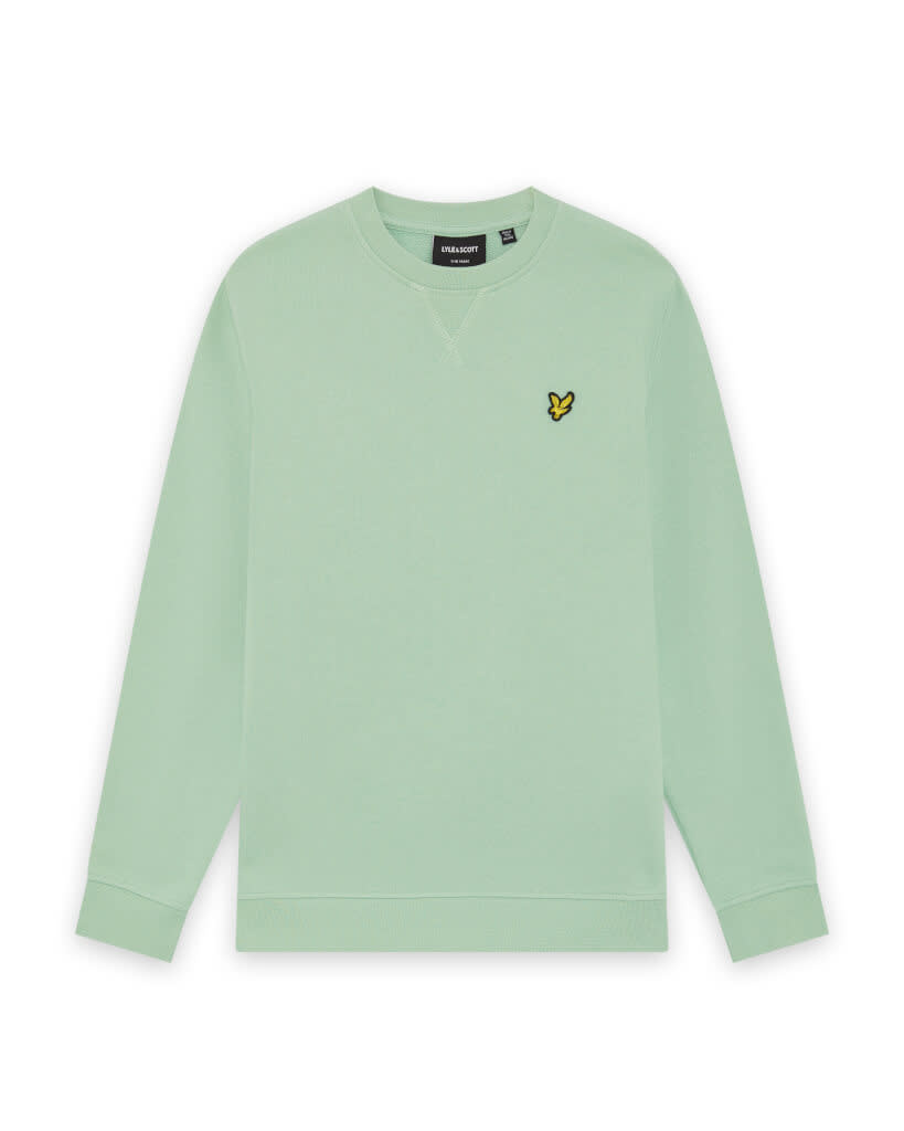 Lyle Scott Lyle&Scott MLB2000VT  Crew neck sweatshirt turquoise shadow    S62