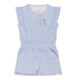 Little Dutch kleding Little Dutch CL2602400 Tuinpak blue stripe S62