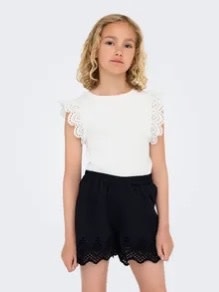 Only Kids Only Kids KogDrea Shirt Cloud Dancer  S62