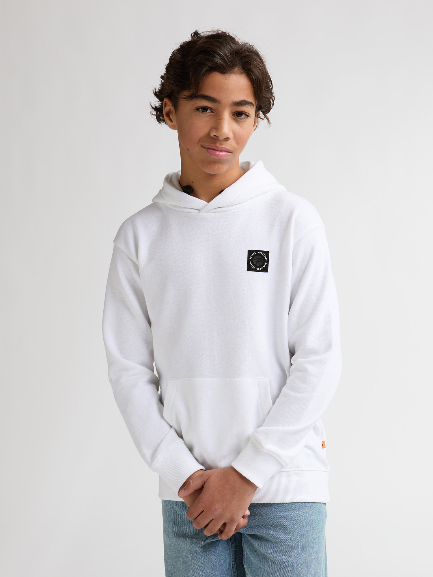 Petrol Petrol Boys Sweater SWH350 Bright White S62