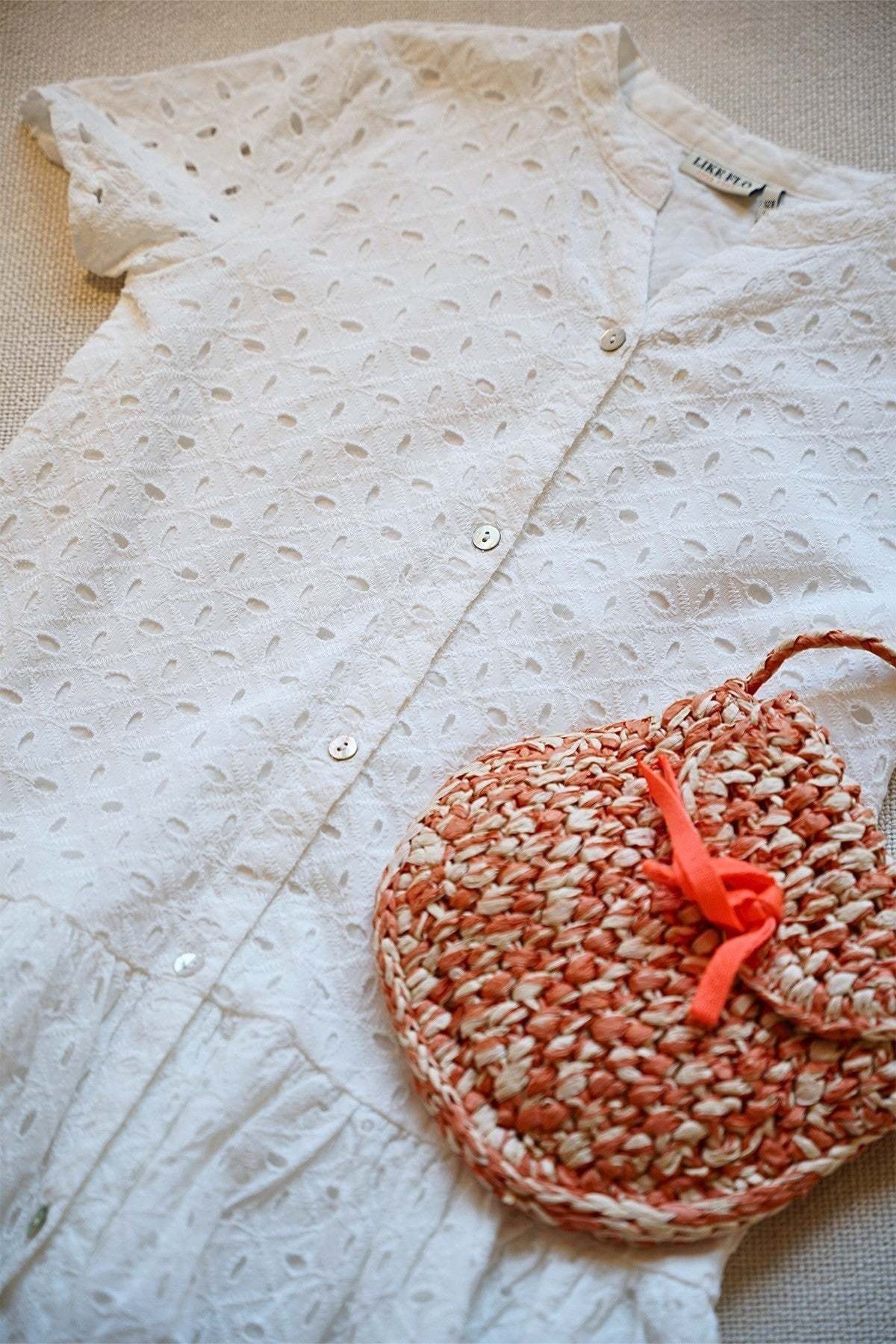 Like Flo Like Flo F602-5809-001 Jurk Off White  S62