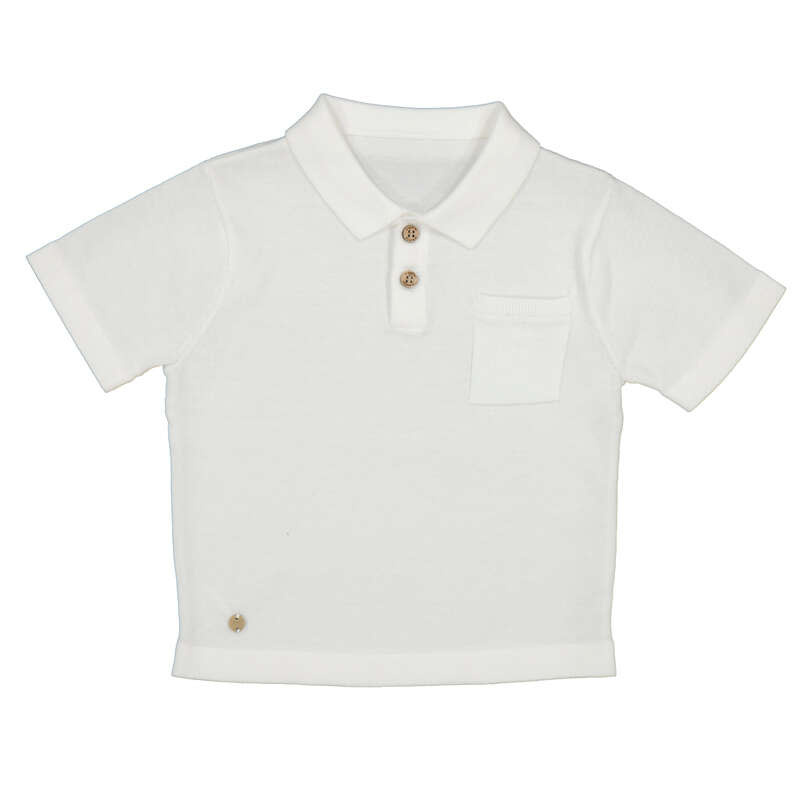Mayoral Mayoral  1109 polo  knitted cream    S62