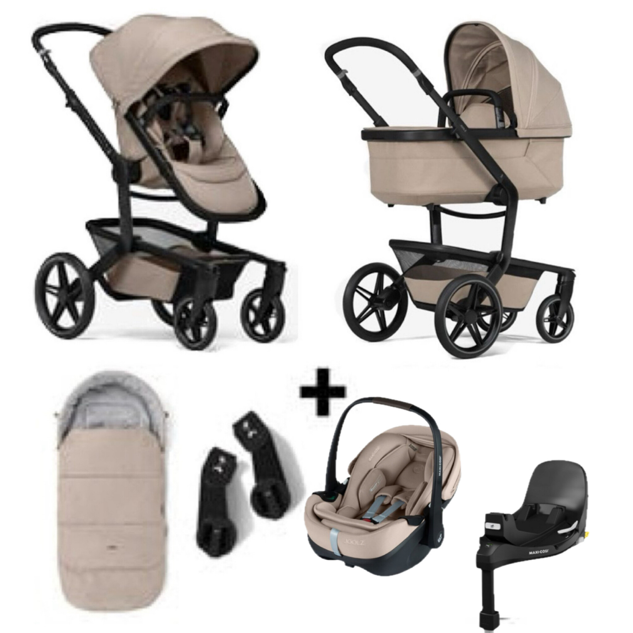 Joolz Joolz Day 5 Kinderwagen  Special sandy taupe setprijs.