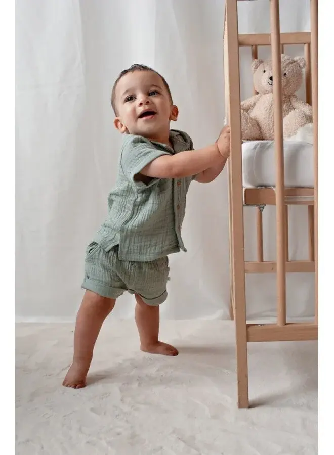 Feetje Feetje 524000016 Blouse Sea green   S62