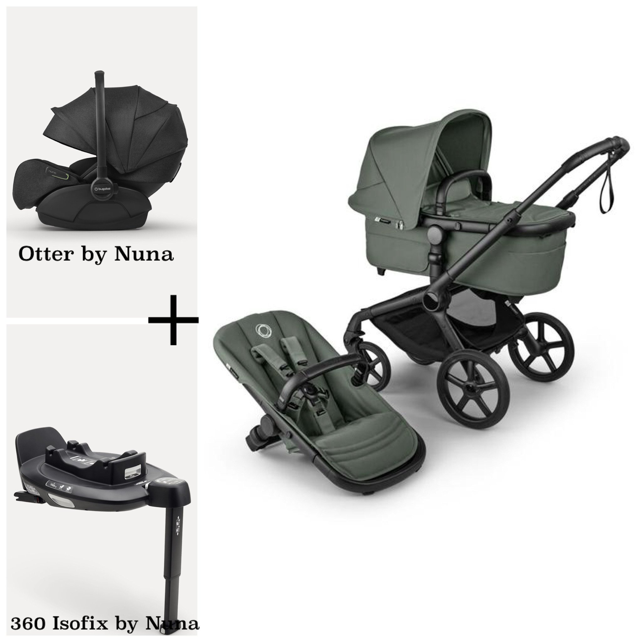 Bugaboo Bugaboo Fox 5 *Renew BUNDEL Forest green BUNDEL