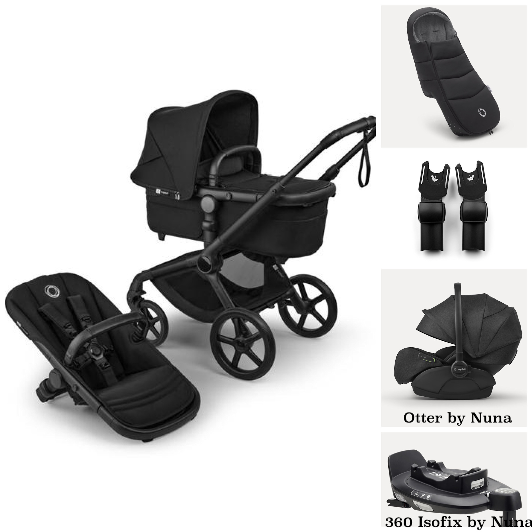 Bugaboo Bugaboo Fox 5 *Renew BUNDEL heritage black BUNDEL