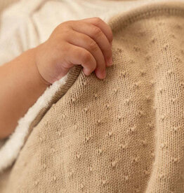 Little Dutch textiel Little Dutch ledikantdeken pure fleece beige