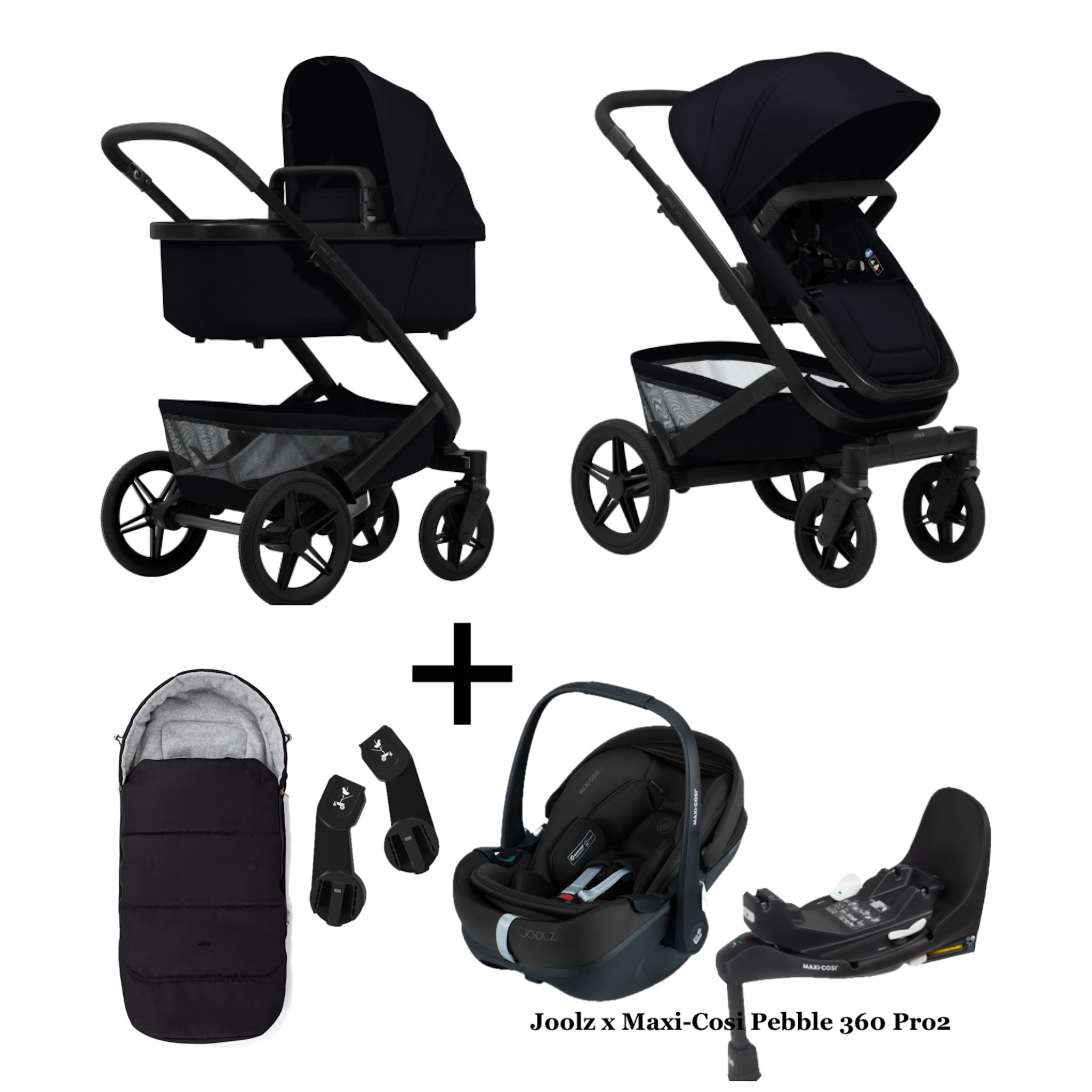 Joolz Joolz Geo 5 Space  black  setprijs