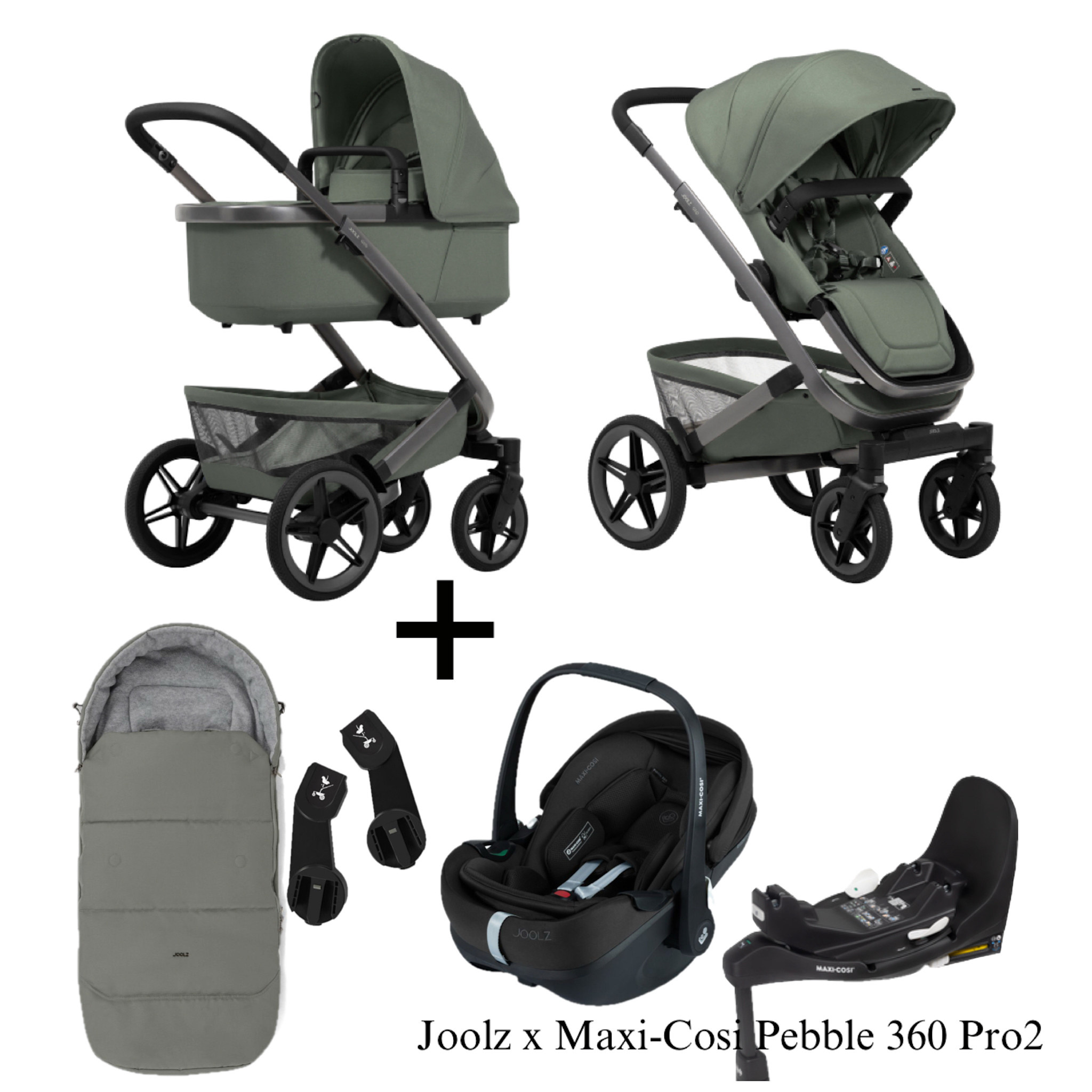 Joolz Joolz Geo 5  sage green setprijs