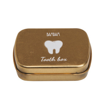 BamBam BAMBAM Tandendoosje  6cm Goud