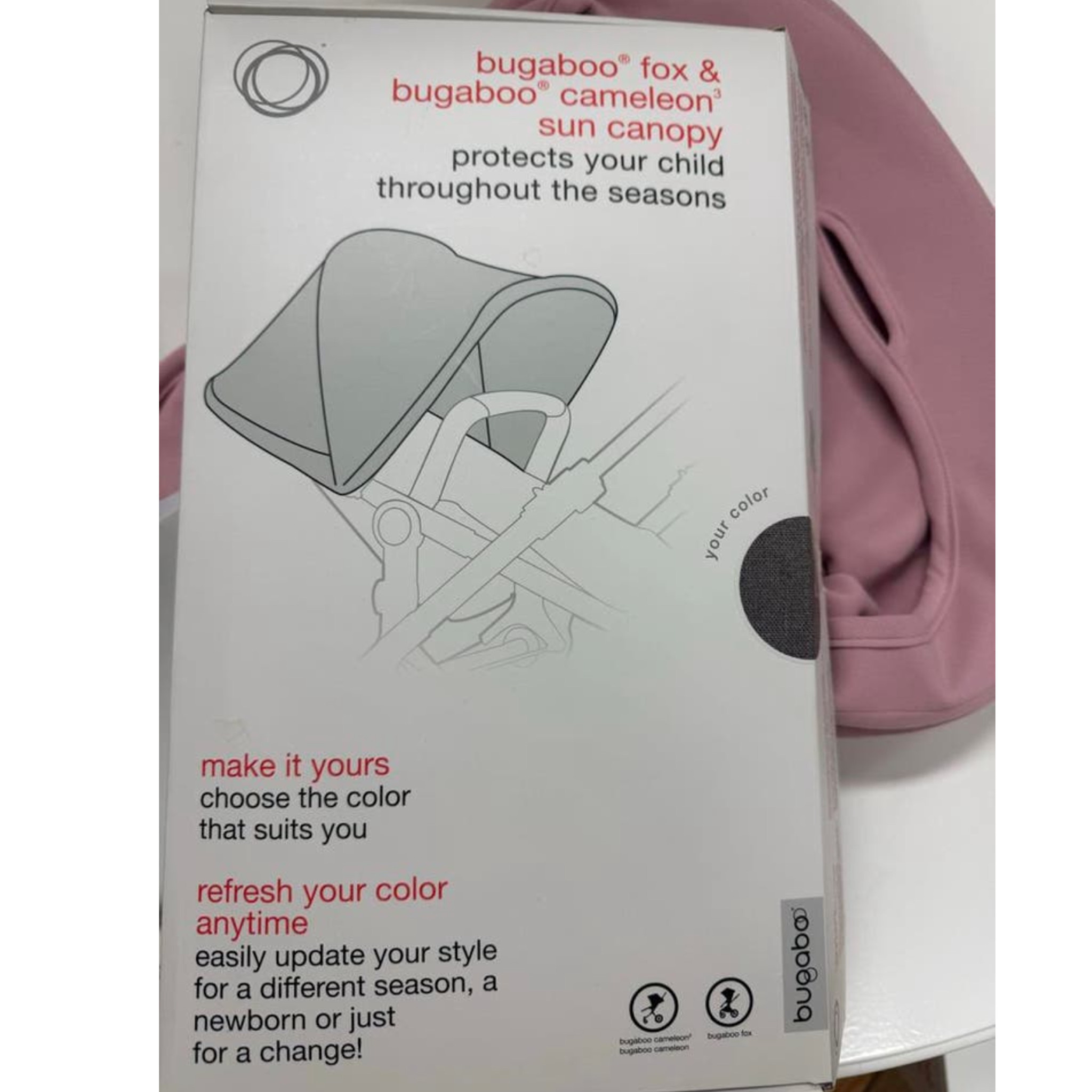 Bugaboo Bugaboo  roze kap