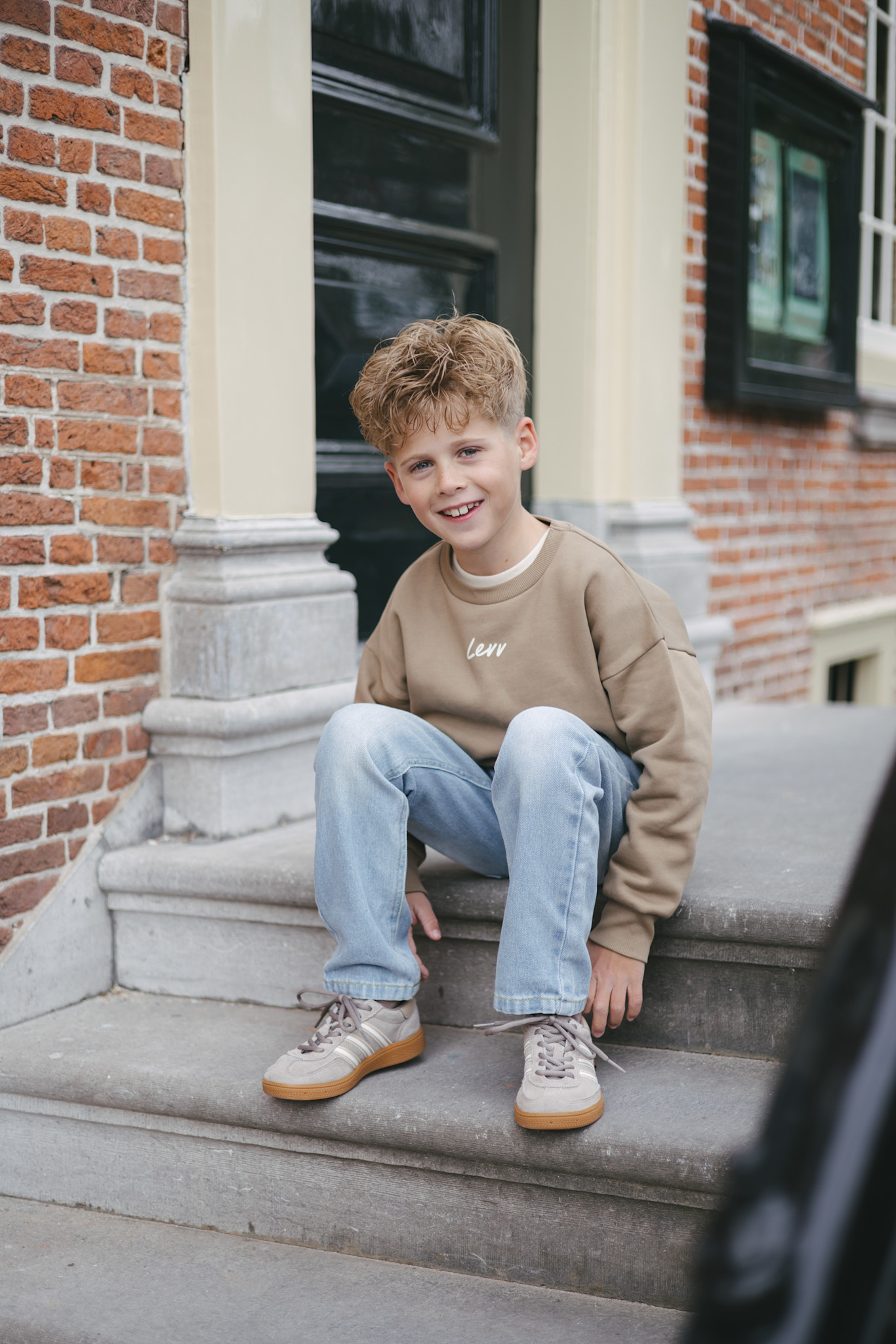 Levv Levv David  Sweater Dark Sand  W62