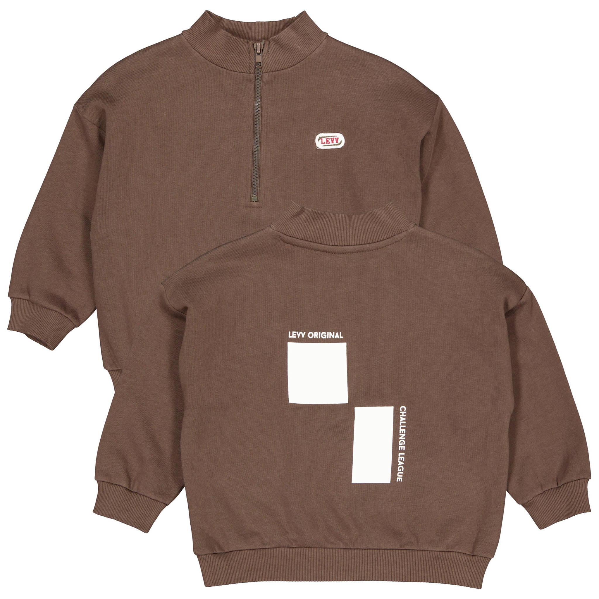 Levv Levv Dex  Sweater Chocolade Brown W62
