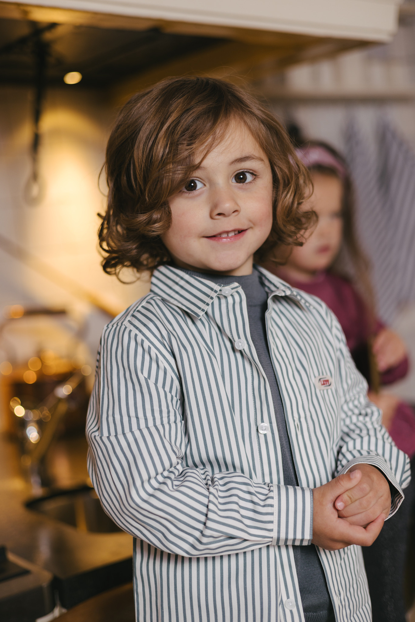 Levv Levv Dimitri Shirt  Cream Stripes   W62