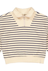 Levv Levv Dido Sweater dark Blue Stripe   W62