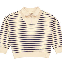 Levv Levv Dido Sweater dark Blue Stripe   W62