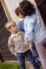 Levv Levv Dido Sweater dark Blue Stripe   W62