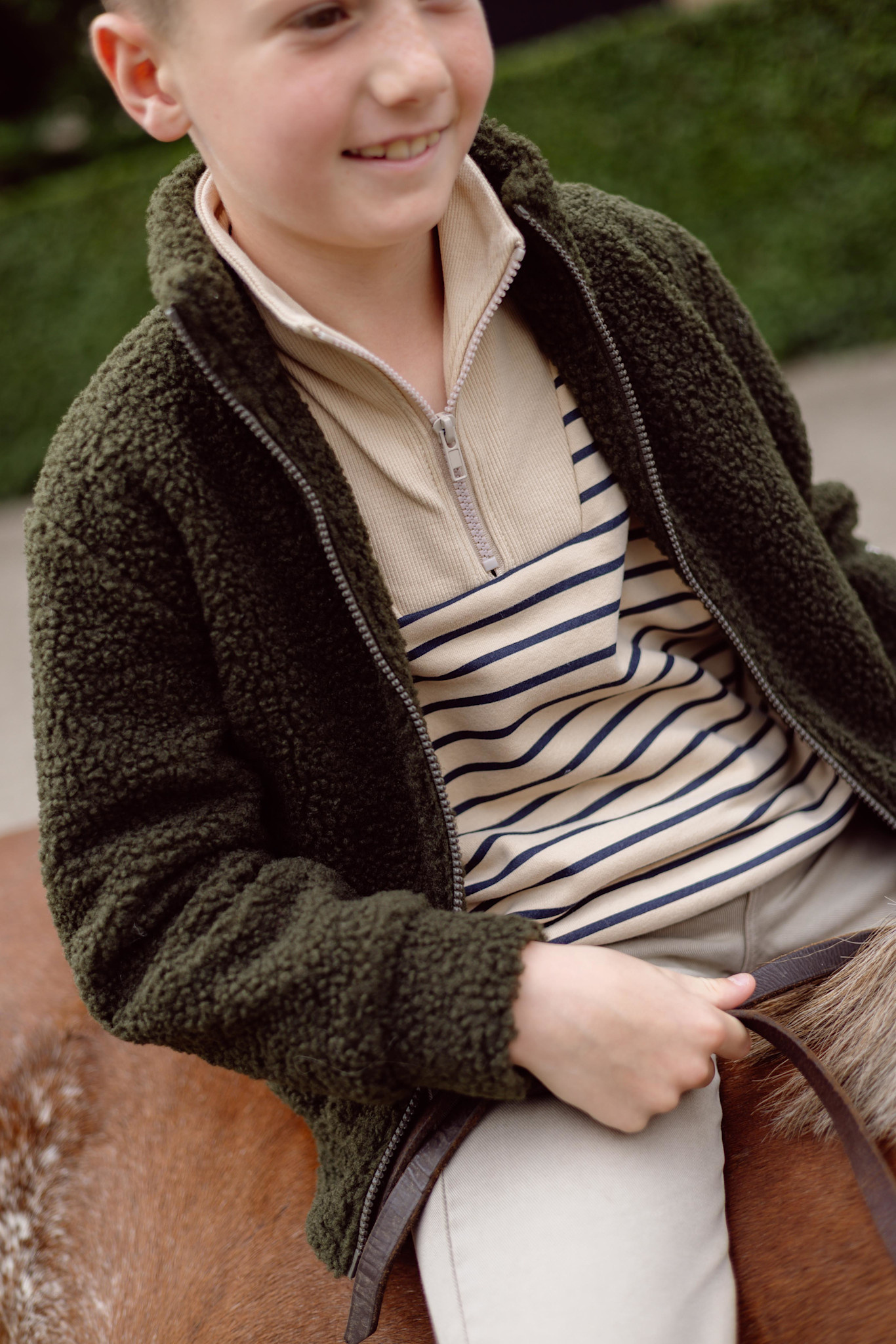 Levv Levv Dido Sweater dark Blue Stripe   W62