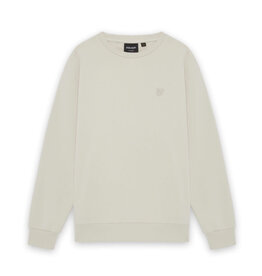 Lyle Scott Lyle&Scott Heavy Weight Drop Shoulder Crew Putty W62