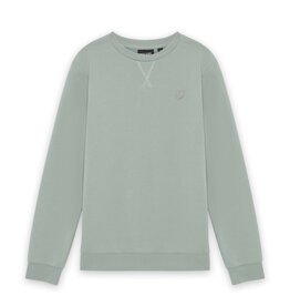 Lyle Scott Lyle&Scott Tonal Crew Neck Sweatshirt  Shadow Grey W62