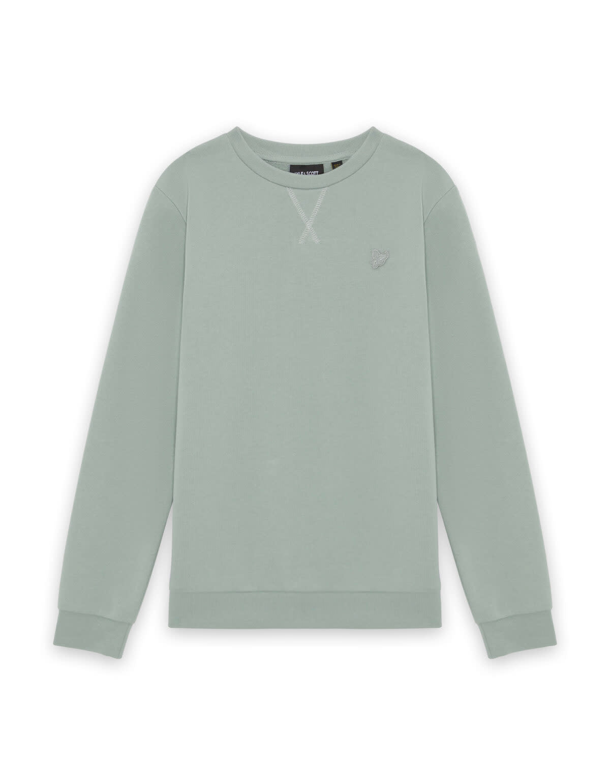 Lyle Scott Lyle&Scott Tonal Crew Neck Sweatshirt  Shadow Grey W62