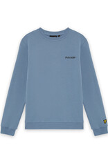 Lyle Scott Lyle&Scott Crew Neck Logo print Power blue W62