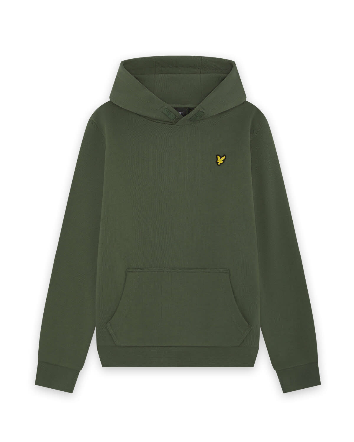 Lyle Scott Lyle&Scott Brush Back Pullover Hoodie Fatique Olive  W62
