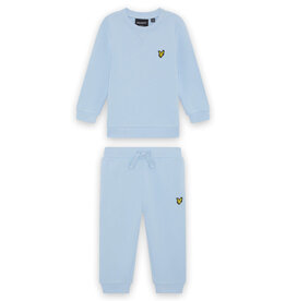 Lyle Scott Lyle&Scott Crew Neck & Joggerset Light Blue  W62
