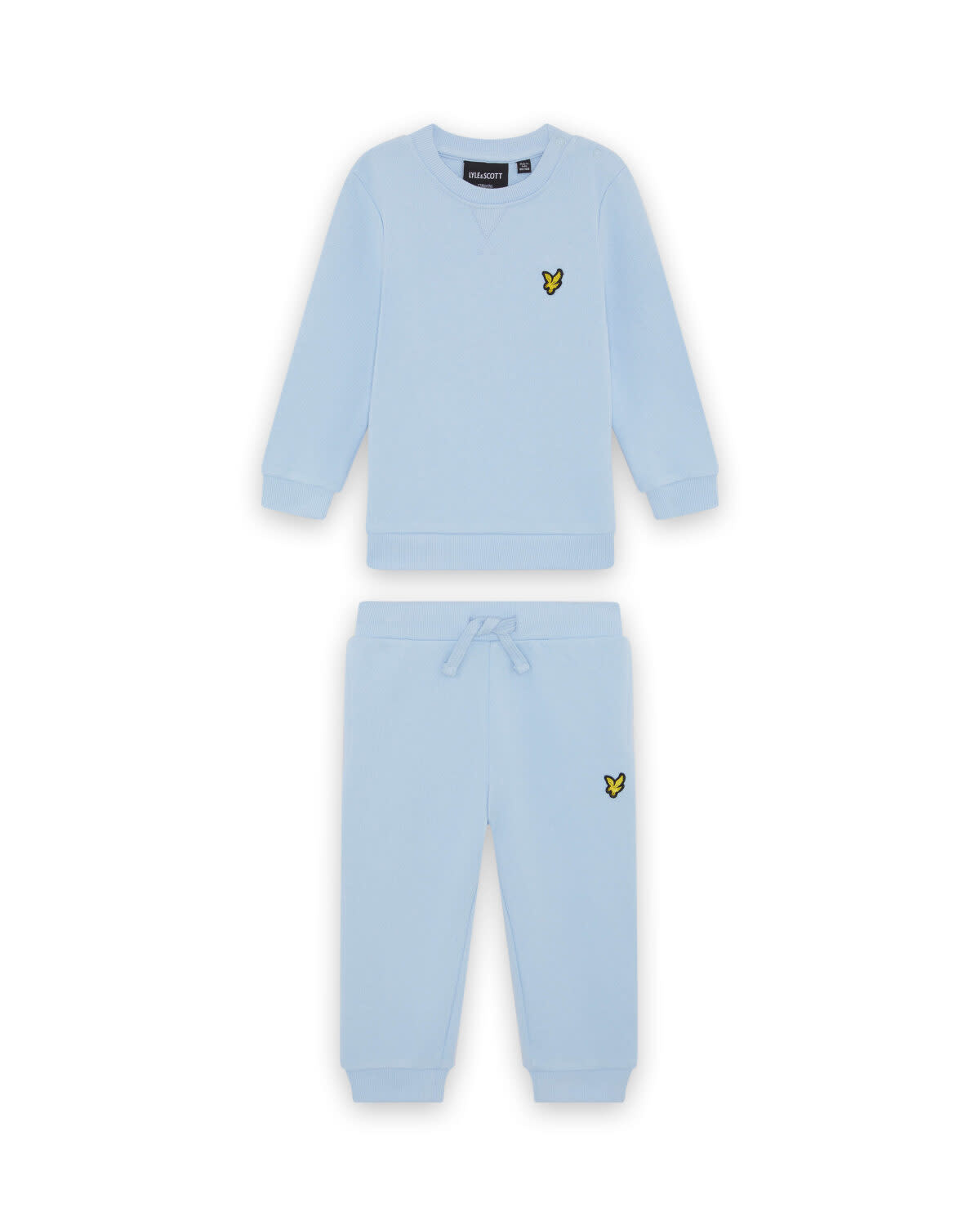Lyle Scott Lyle&Scott Crew Neck & Joggerset Light Blue  W62