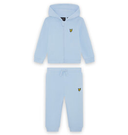 Lyle Scott Lyle&Scott Zipper hoodie &Jogger Set Light Blue  W62