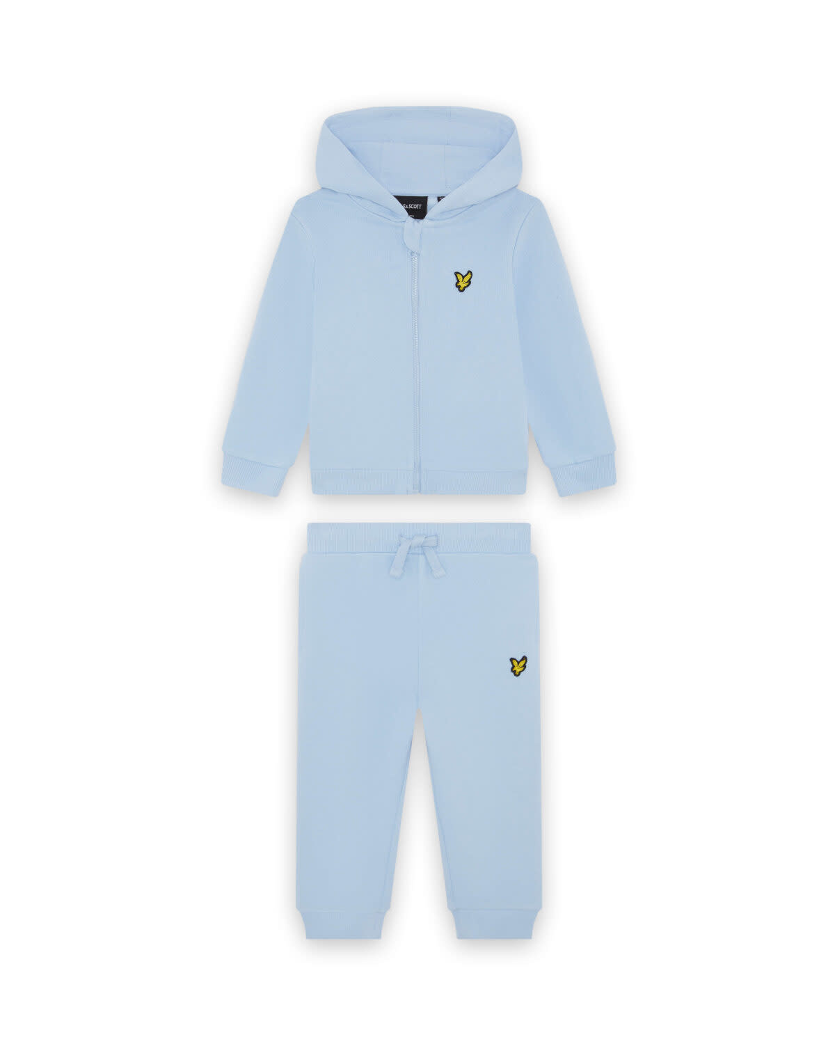 Lyle Scott Lyle&Scott Zipper hoodie &Jogger Set Light Blue  W62