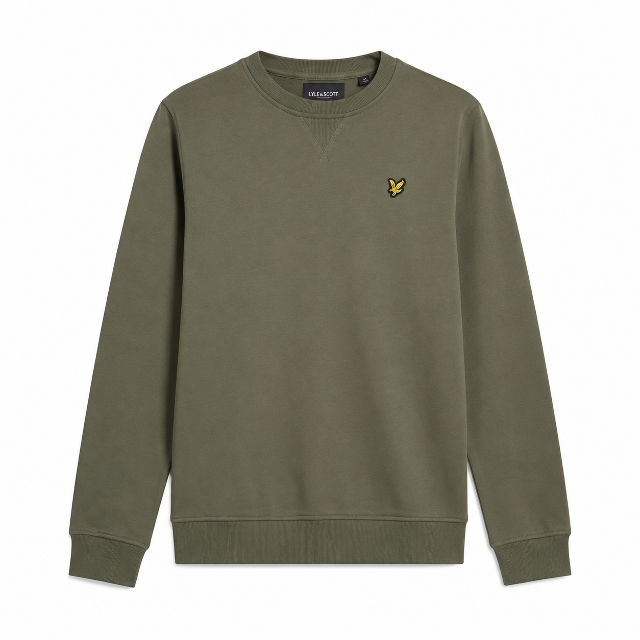 Lyle Scott Lyle&Scott  Crew Neck Sweatshirt Fatique Olive  W62