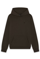 Lyle Scott Lyle&Scott Heavy Weight Drop Shoulder Hoodie Ebony W62