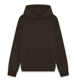 Lyle Scott Lyle&Scott Heavy Weight Drop Shoulder Hoodie Ebony W62