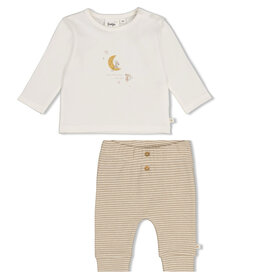 Feetje Feetje 51602806  Shirtje + Broekje Offwhite  W62